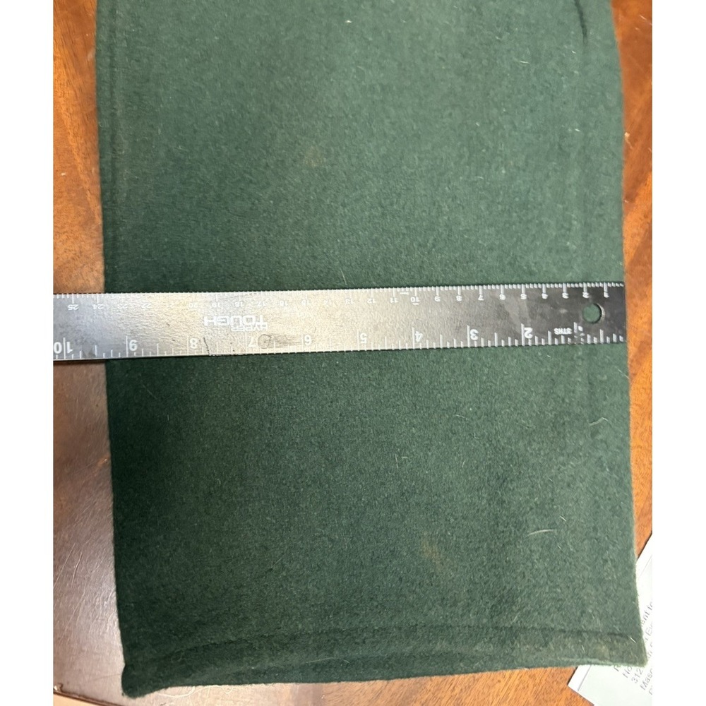 VTG Codet Bib Overalls Mens Mediun 30 in Green Wool Blend  Hunting Outdoor 90s - Picture 8 of 12
